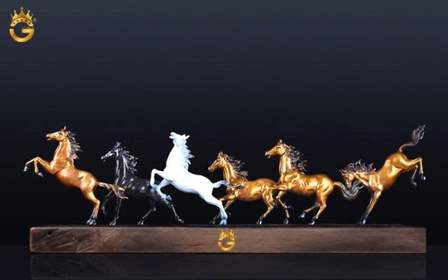 Tượng Mã Thành Công King Gold Art – Phong Thủy Chiêu Tài, Đón Lộc