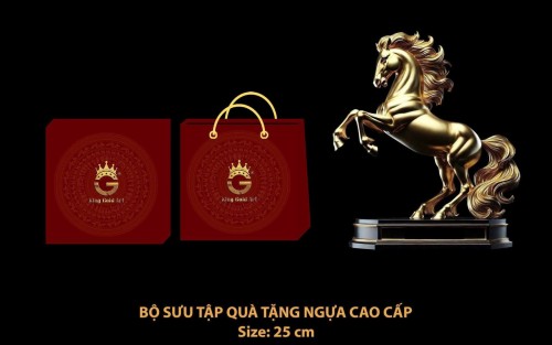 Bộ Sưu Tập Ngựa Vàng Phong Thủy - Biểu Tượng Khí Chất Lãnh Đạo, Quà Tết 2026 Ý Nghĩa