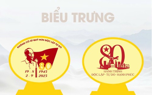 Công bố mẫu biểu trưng Triển lãm Thành tựu Đất nước nhân dịp 80 năm Quốc khánh