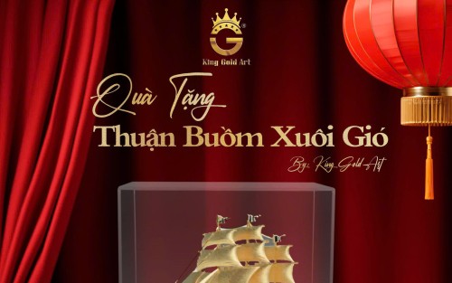 Mô hình Thuận Buồm Xuôi Gió mix ngọc – Quà Trung Thu cao cấp