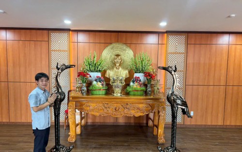 Thi Công Phòng Thờ Bác Hồ – Giải Pháp Trọn Gói Sang Trọng & Trang Nghiêm