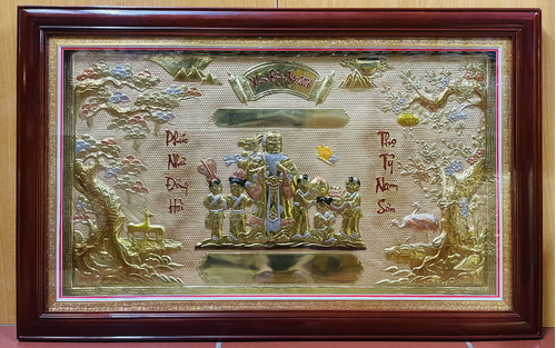 Top Tranh Vàng Chúc Thọ Đẹp Nhất Xuân Bính Ngọ 2026: Món Quà Hiếu Nghĩa Vẹn Tròn