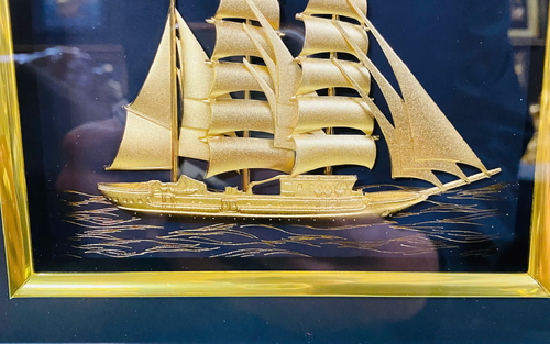 Tranh Vàng Tàu Lê Quý Đôn 286: Quà Tặng Đối Ngoại ý nghĩa