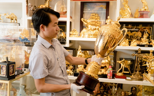 King Gold Art chế tác cúp vinh danh cao cấp