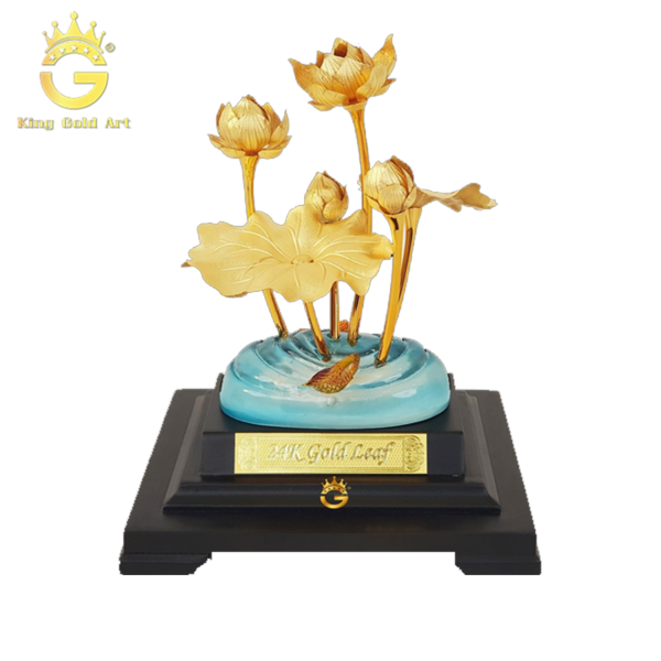 Sen vàng dát vàng 24K biểu tượng Quốc hoa Việt nam 