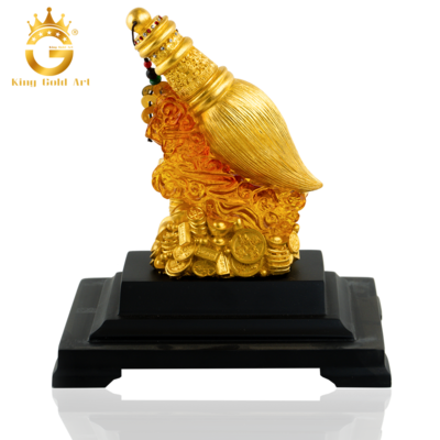 Mô hình bút lông dát vàng 24k
