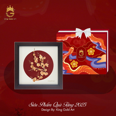Tranh Hoa Mai Vàng 24K