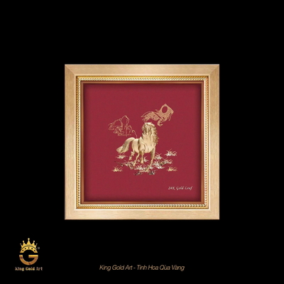 Tranh vàng Ngựa Phi Nước Đại
