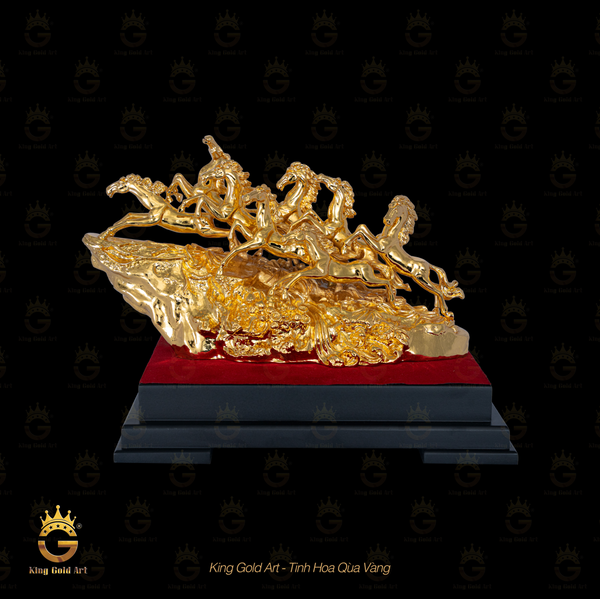 Tượng Ngựa vàng 24k 