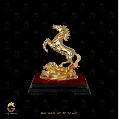Tượng Ngựa phong thủy Mạ Vàng