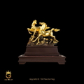 Tượng Song Mã Phát Lộc Mạ Vàng 24k