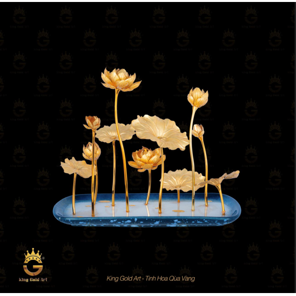 Hồ Sen Mạ Vàng 24K