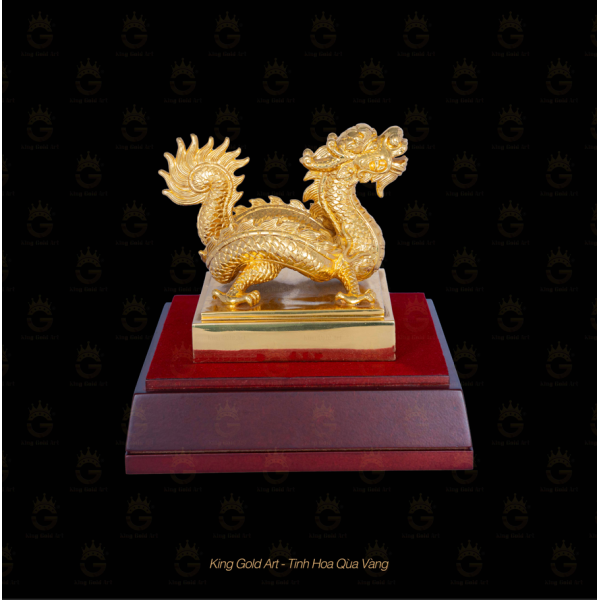 Ấn vàng Kim Long phong thủy