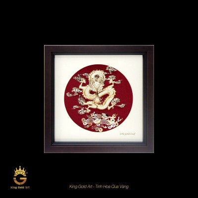 TRANH RỒNG VÀNG 24K - BIỂU TƯỢNG CHO QUYỀN LỰC,SỨC MẠNH THẦN THÁNH, SỰ NHIỆT HUYẾT TINH THẦN
