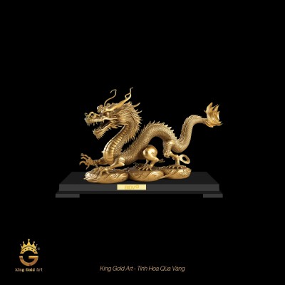 Mẫu tượng Rồng phú quý bằng đồng 2024 - Quà tặng Sếp tuổi Rồng độc đáo