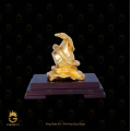 Tượng Rắn phú quý mạ vàng 24k
