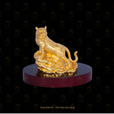 Tượng hổ vàng phú quý tài lộc