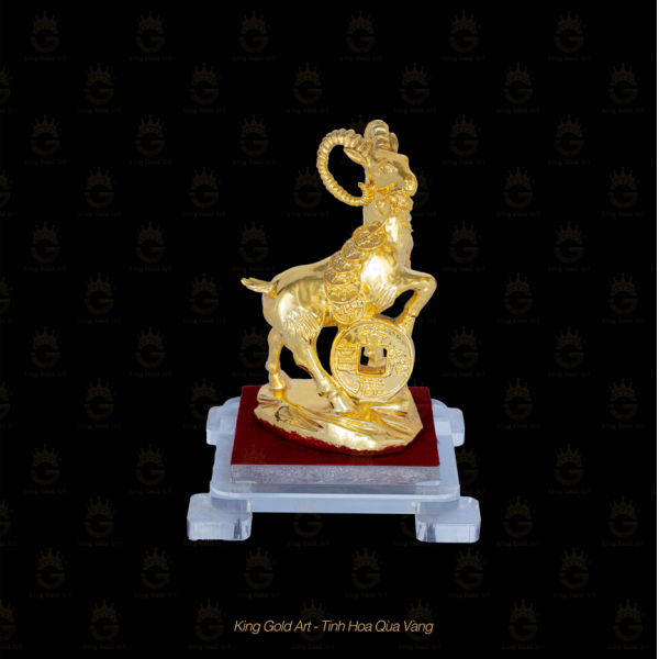 Tượng Dê vàng phong thủy - Quý linh tuổi Mùi