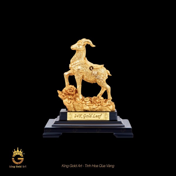 Tượng Dê vàng phong thủy - Quà tặng Doanh nhân, đối tác tuổi Mùi