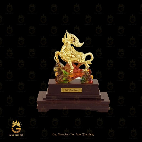 Tượng Dê vàng phong thủy - Quà tặng cho người tuổi Hợi - Mão -Mùi