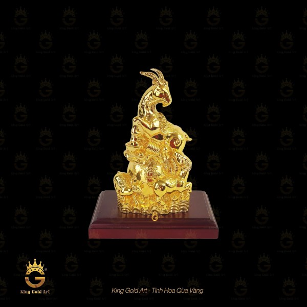 Tượng Dê vàng phong thủy - Quà tặng cao cấp