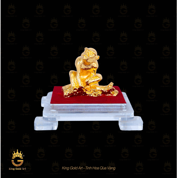 Tượng Khỉ phong thủy Vàng  – Quý linh tuổi Thân