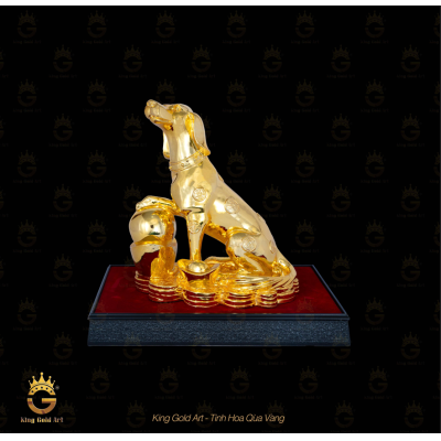 Tượng Chó Vàng - Quý linh tuổi Tuất