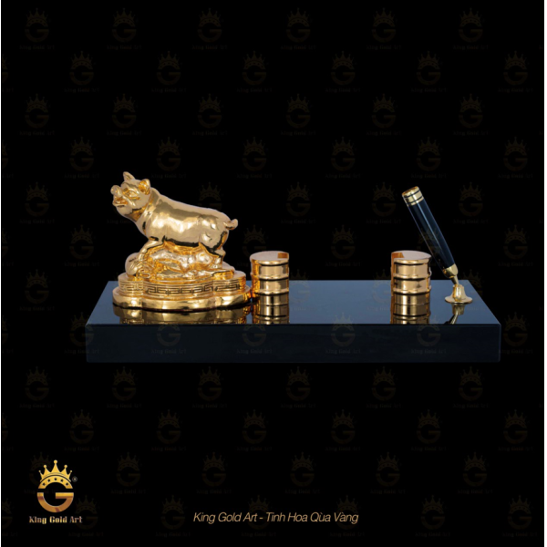 Đế đựng bút Heo Vàng – Quà tặng may mắn cho người Tuổi Hợi