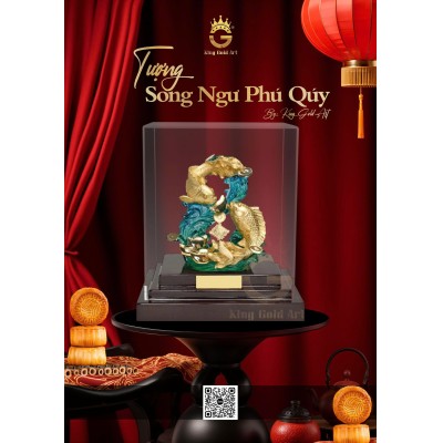 Song Ngư Phú Quý – Quà tặng vàng Trung Thu doanh nghiệp sang trọng