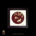 Tranh vàng: Song hạc uyên ương