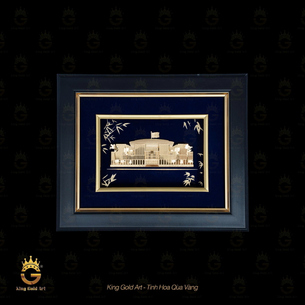 Tranh vàng mô hình: Tòa nhà Quốc Hội