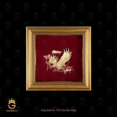 Tranh vàng phong thủy: Đại bàng tung cánh