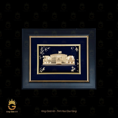 Tranh vàng mô hình: Tòa nhà Quốc Hội