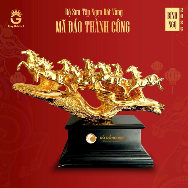 Quà Tết 2026 - Tượng ngựa Mã Đáo Thành Công