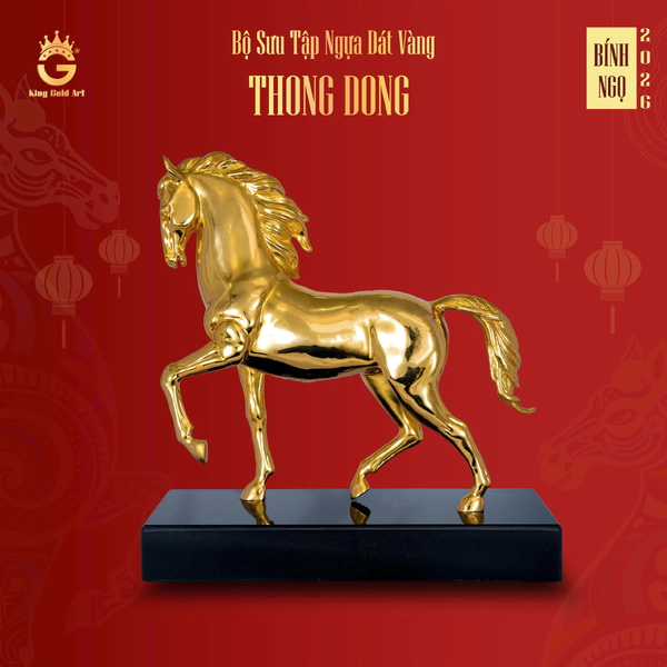 Quà Tết 2026 - Tượng Ngựa Thong dong