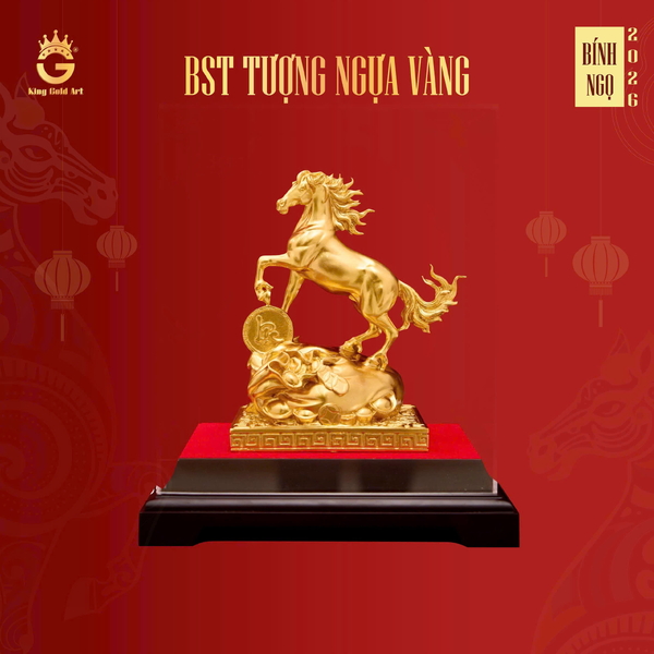 Tượng Ngựa Nhất Mã Phi Thiên Phú Quý 