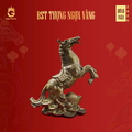 Tượng ngựa vàng tài lộc mẫu 1
