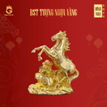 Tượng ngựa vàng tài lộc mẫu 11