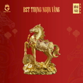 Tượng ngựa vàng tài lộc mẫu 12