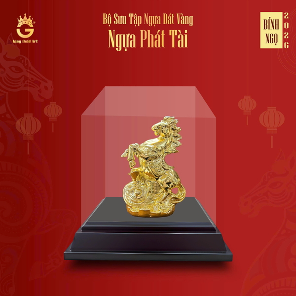 Quà Tết 2026 - Tượng Ngựa Phát Tài (Như Ý)