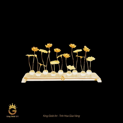 Hồ Sen Mạ Vàng 24K