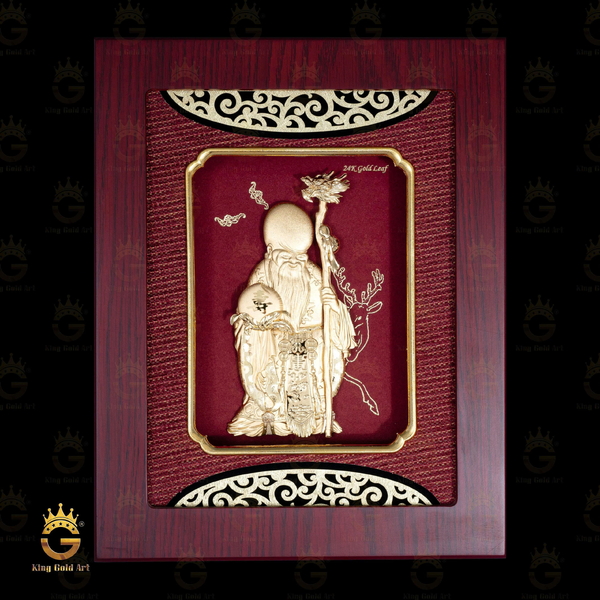 Quà Mừng Thọ -  Tranh Ông Thọ Thay Lời Chúc Phúc Thọ Viên Mãn