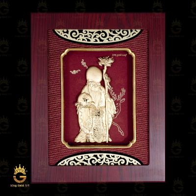 Quà Mừng Thọ -  Tranh Ông Thọ Thay Lời Chúc Phúc Thọ Viên Mãn