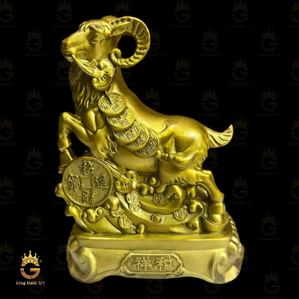 Tượng Dê Bằng Đồng Chiêu Tài Tấn Bảo Phong Thủy Cát Tường