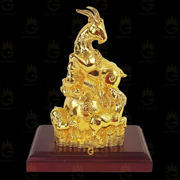 Tượng Dê vàng phong thủy - Quà tặng cao cấp