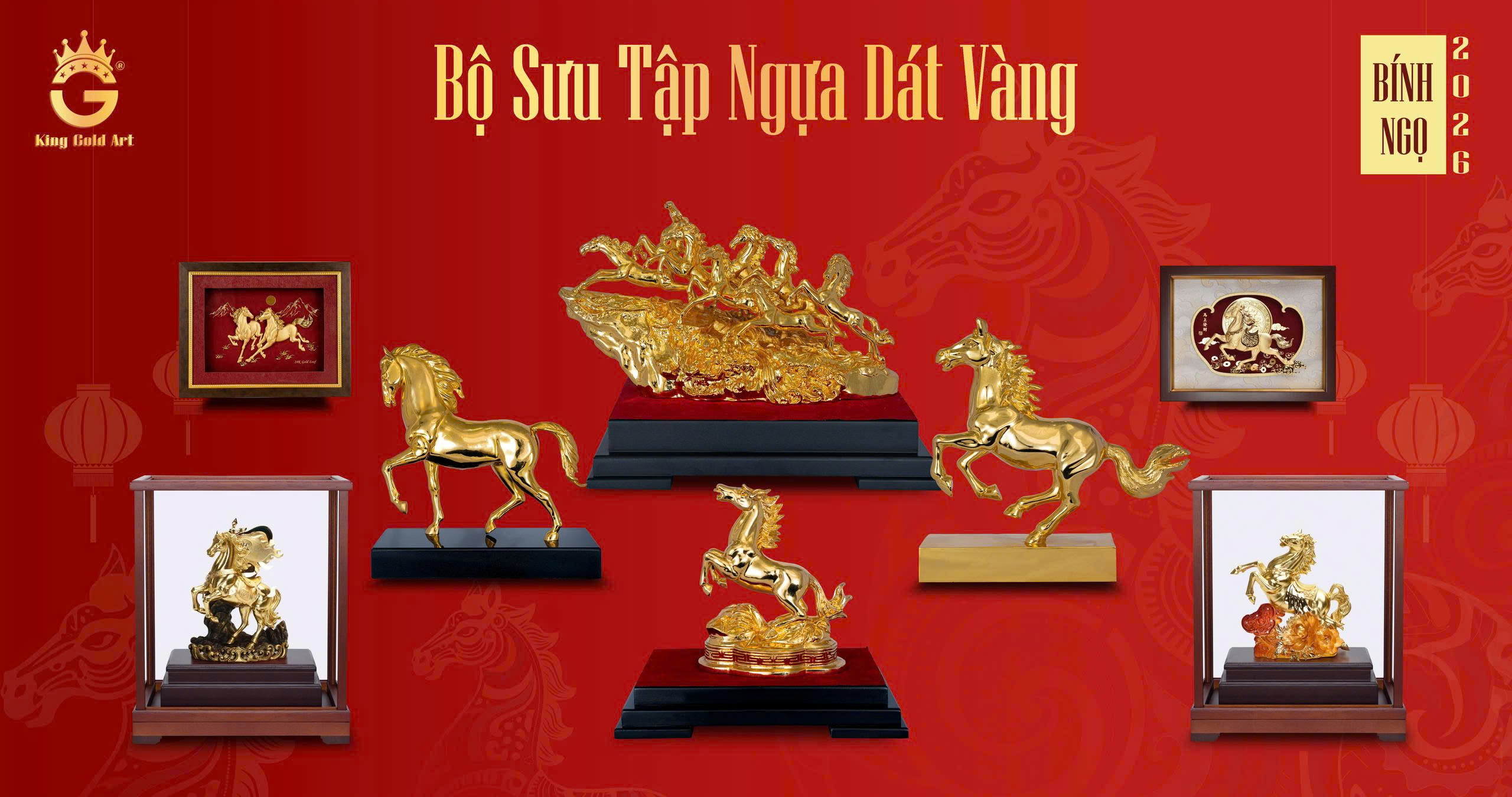 BST Ngựa Vàng Quà Tết 2026  Nhất Mã Phi Thiên