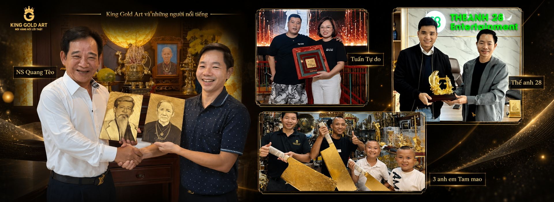 King Gold Art và người nổi tiếng