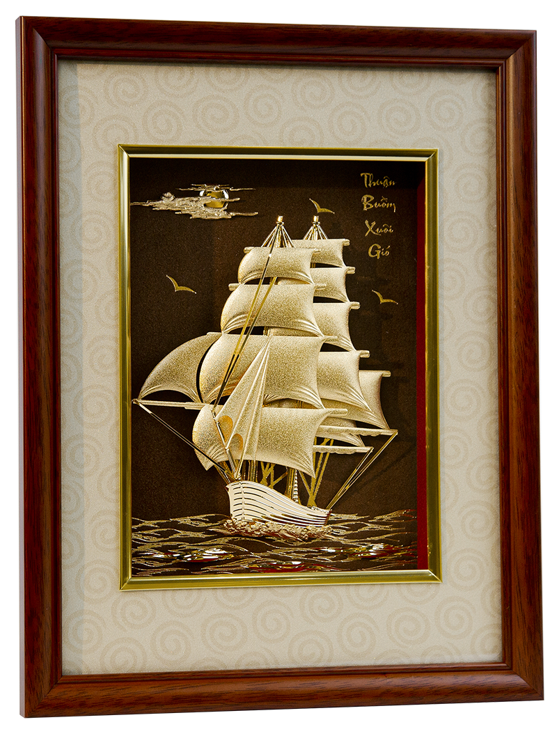 tranh thuyền buồm