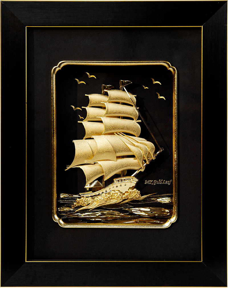 tranh thuyền buồm