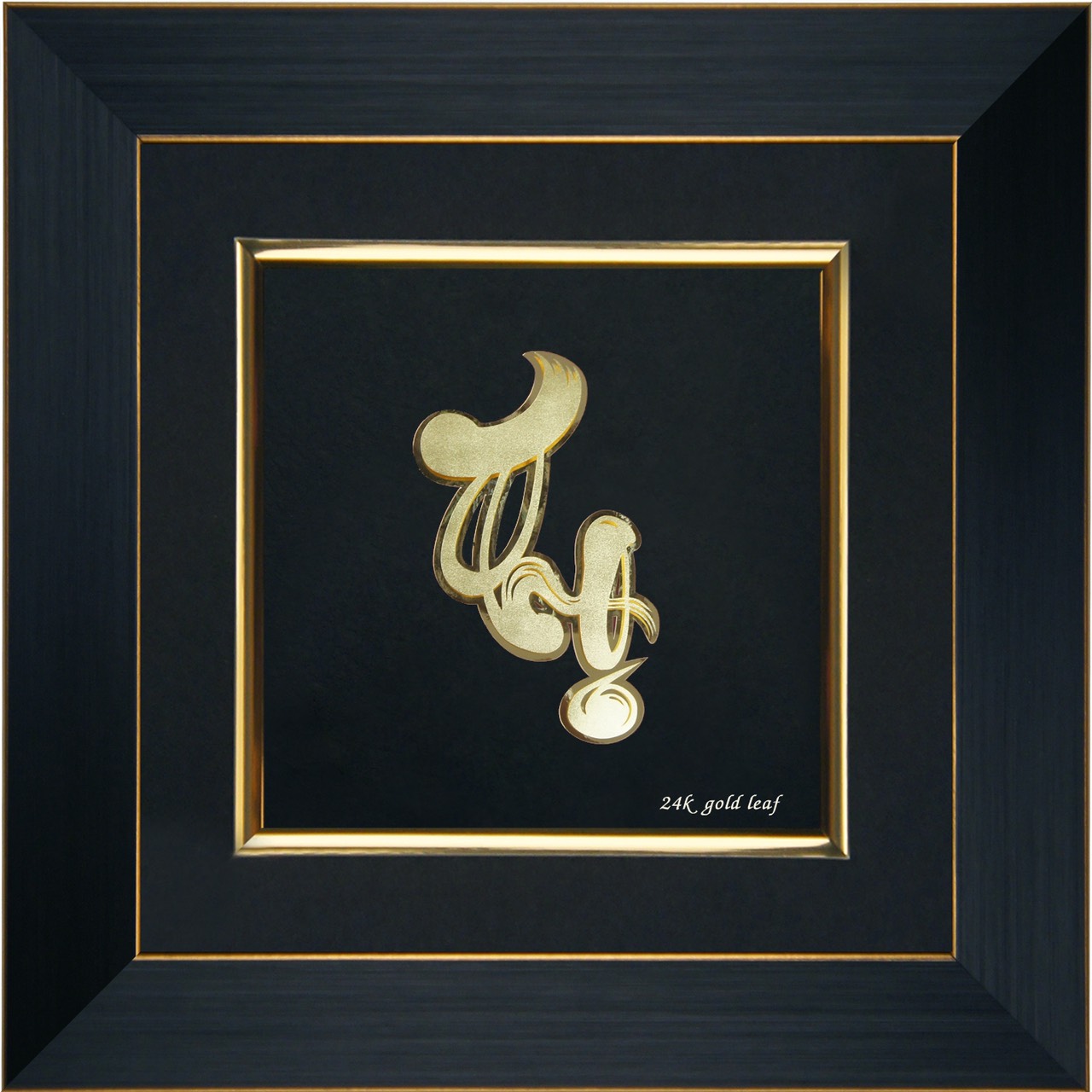 tranh chữ thọ mạ vàng 24k